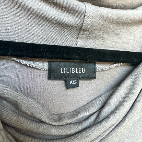 Grey Cowl Neck Dress - Picture 4 of 4